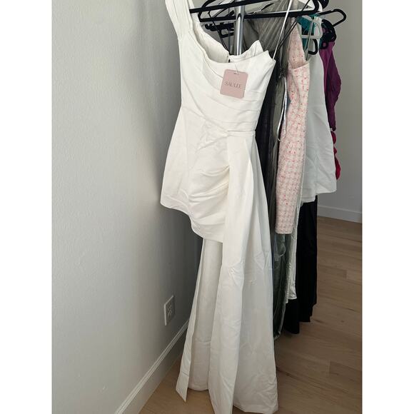 SAU LEE Brenda Dress in White - Picture 7 of 15